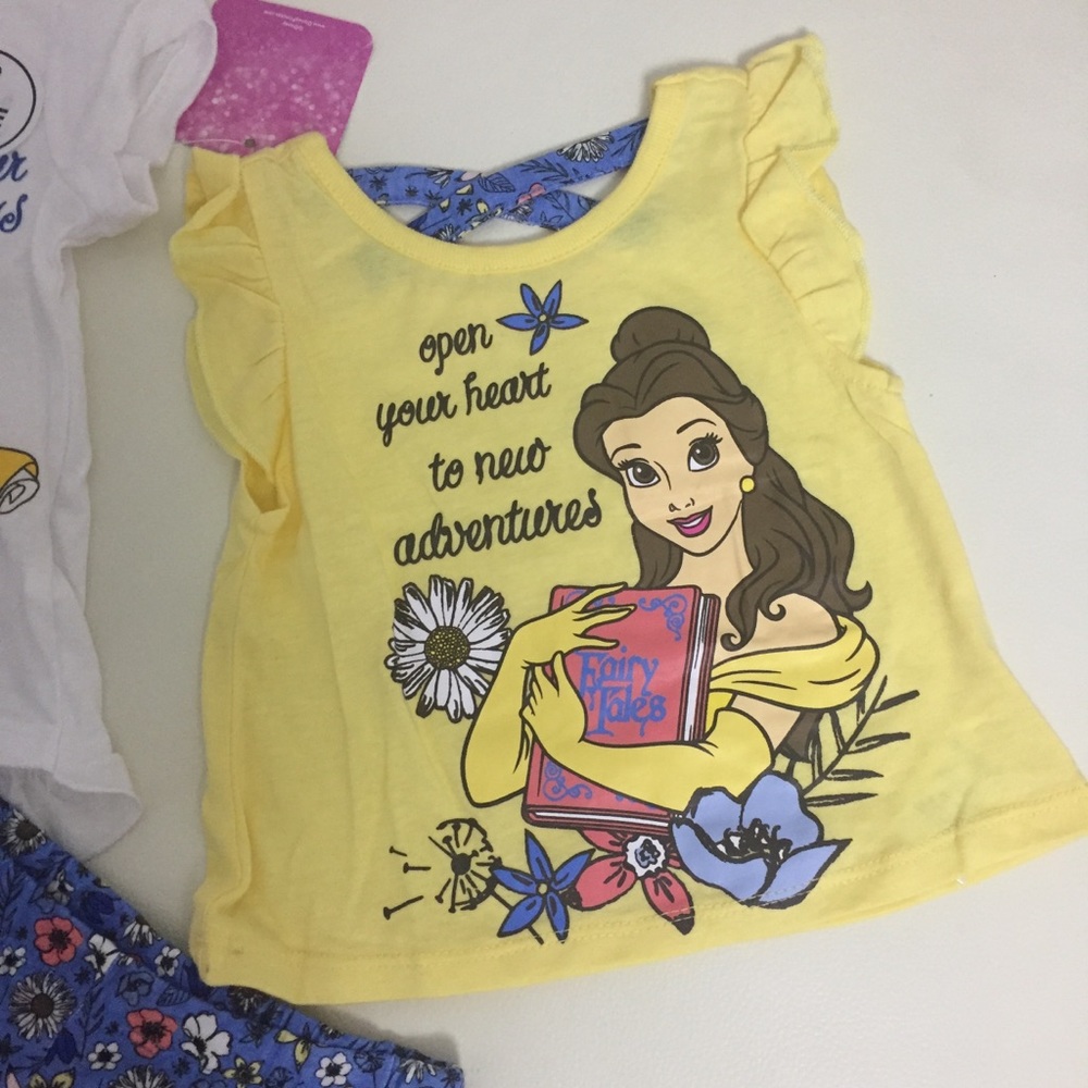 Disney Belle Cute Outfit 3 pieces - Picture 5 of 11